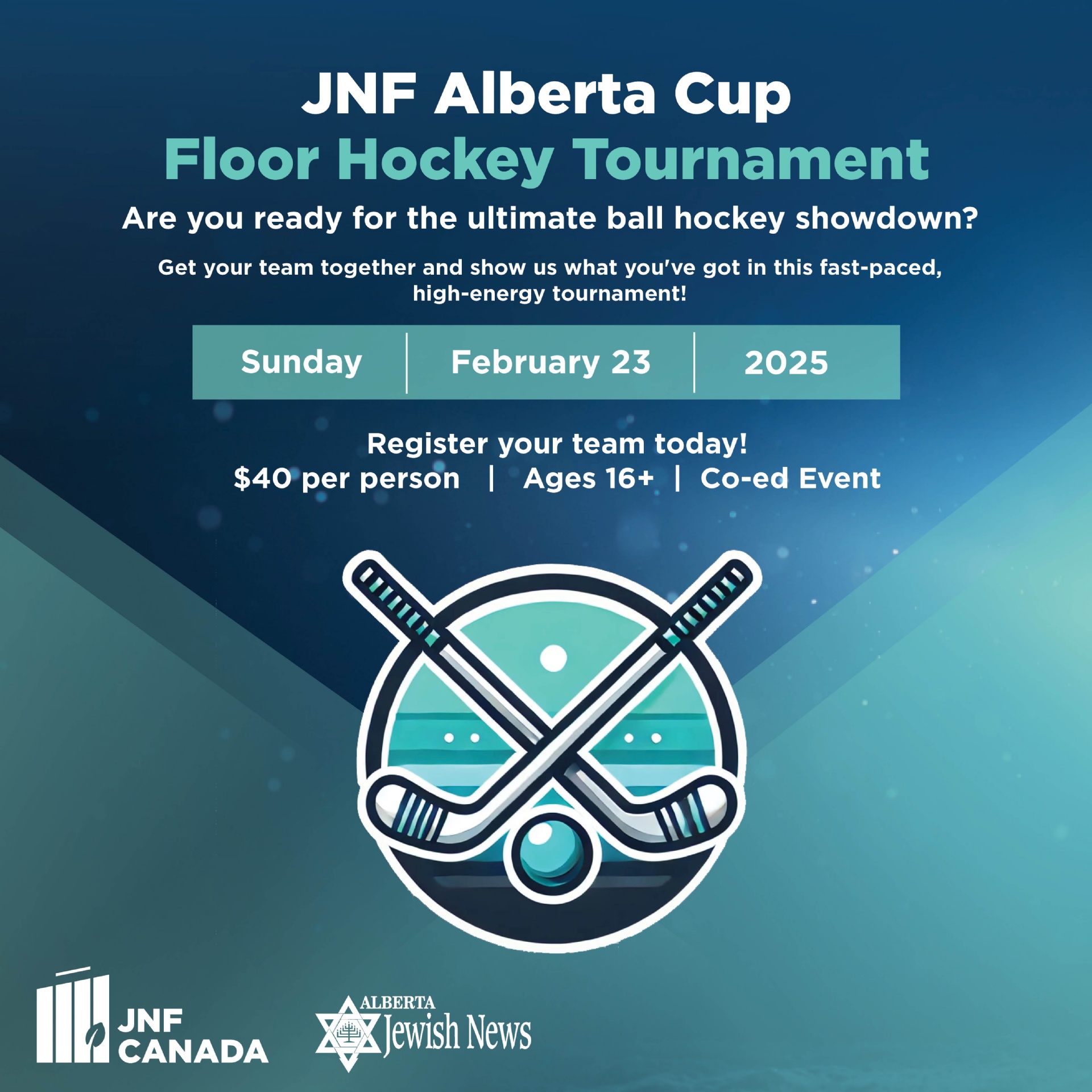 JNF Edmonton Floor Hockey Tournament JNF Edmonton Floor Hockey Tournament